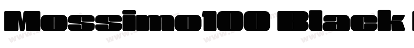 Mossimo100 Black Bla字体转换